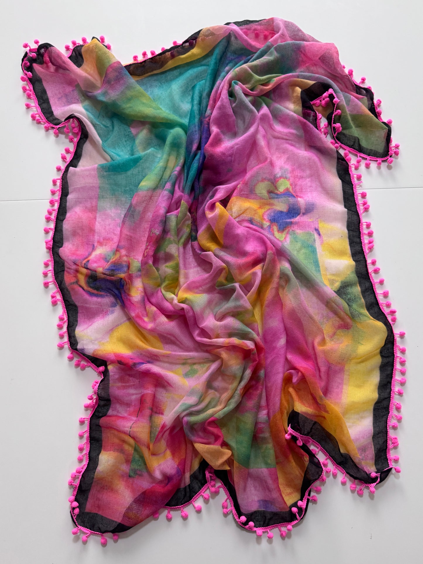 Foulard de colores pasteles
