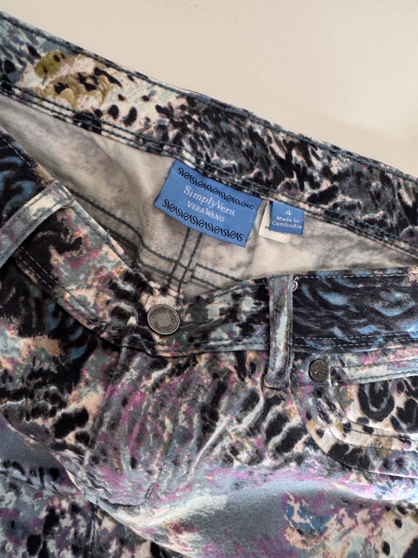 Jeans estampados, Talla 4, Mujer, Vera Wang