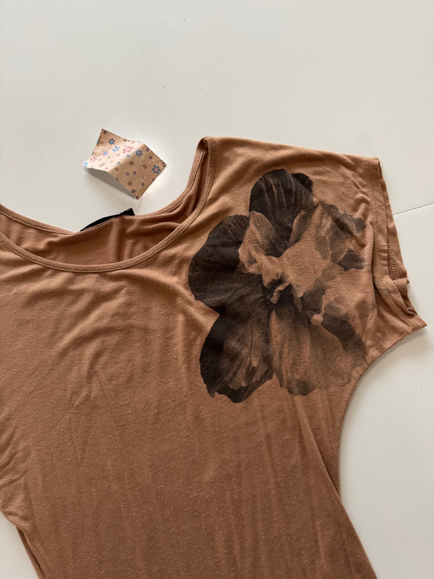 Playera café, Talla S, Mujer, Bobois