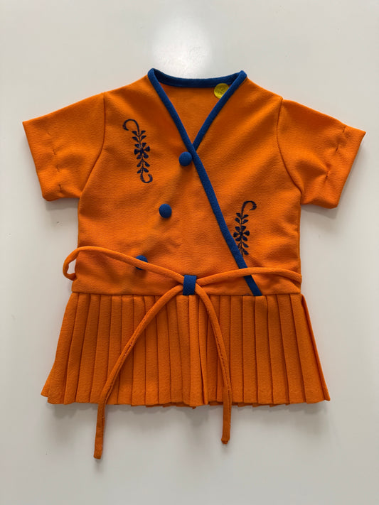 Vestido naranja, Talla 12 meses, Bebé