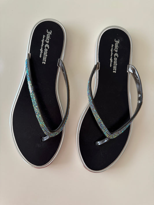 Flip flops con brillitos, Talla 6mx, Mujer