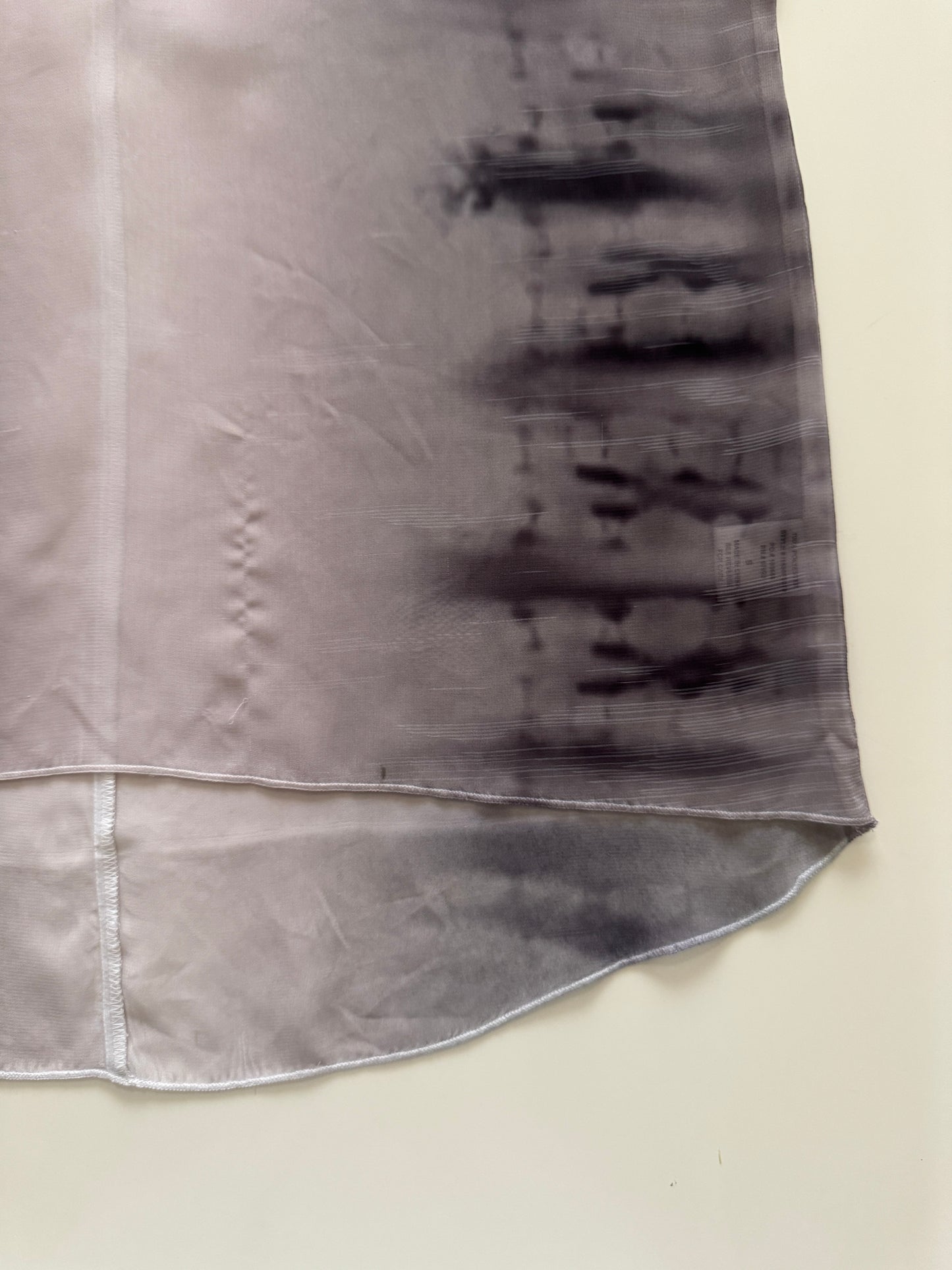 Blusa traslúcida gris, Talla S, Mujer, Rebellious one