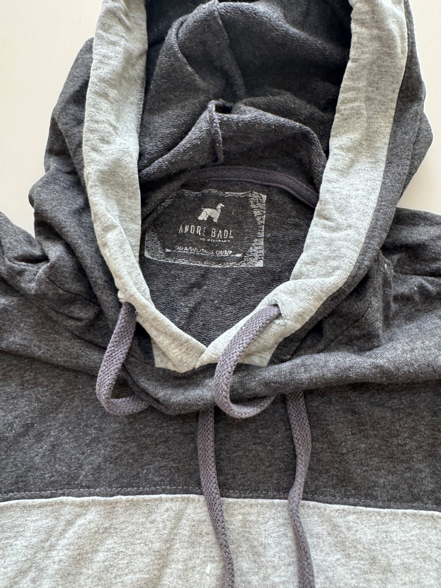 Sudadera gris con franja, Talla S, Hombre, Andre Badi