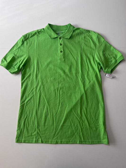 Polo verde limón, Talla L, Hombre, Xiaoran