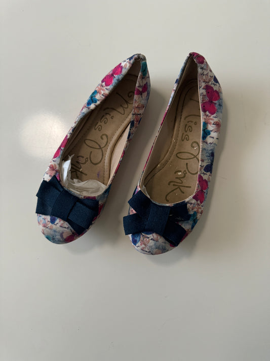 Flats de estampado de flores, Talla 19.5cm, Niña