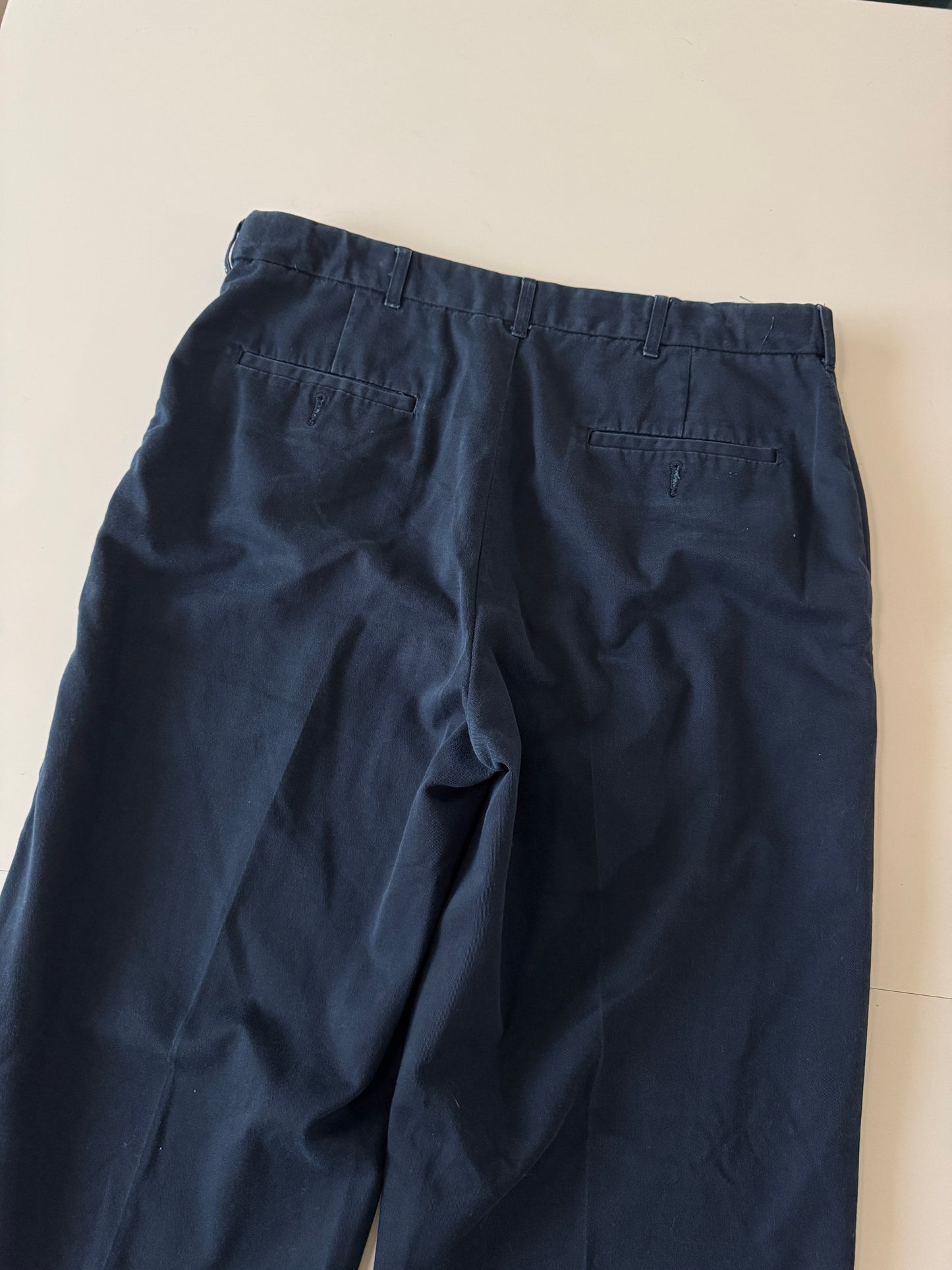 Pantalones azul marino de trabajo, Talla 34x30, Hombre