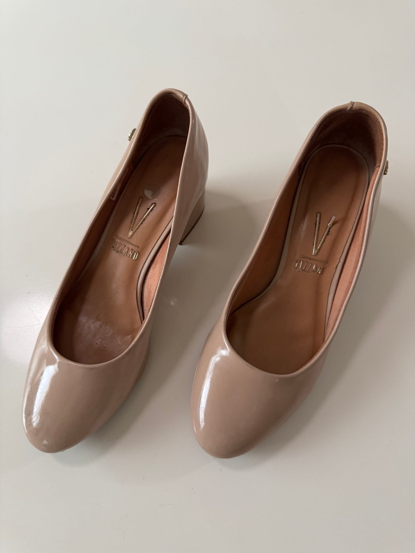 Zapatos de charol nude, Talla 10Usa, 28Mx, 41 Eur, Mujer