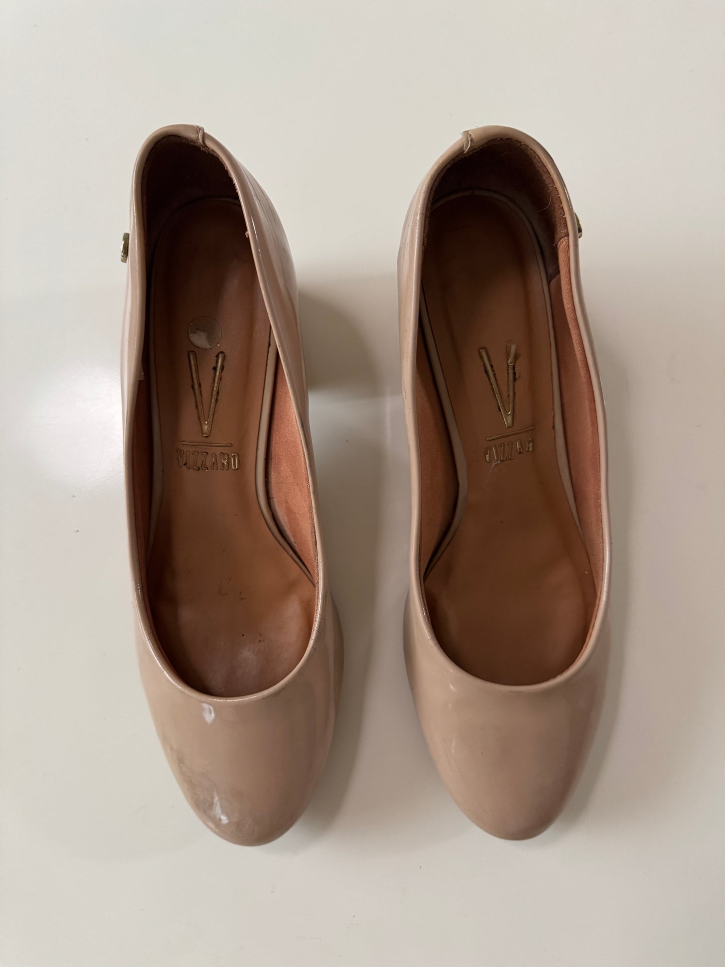 Zapatos de charol nude, Talla 10Usa, 28Mx, 41 Eur, Mujer