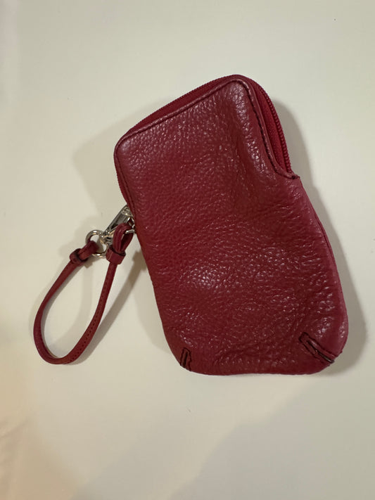 Mini Monedero de piel rojo