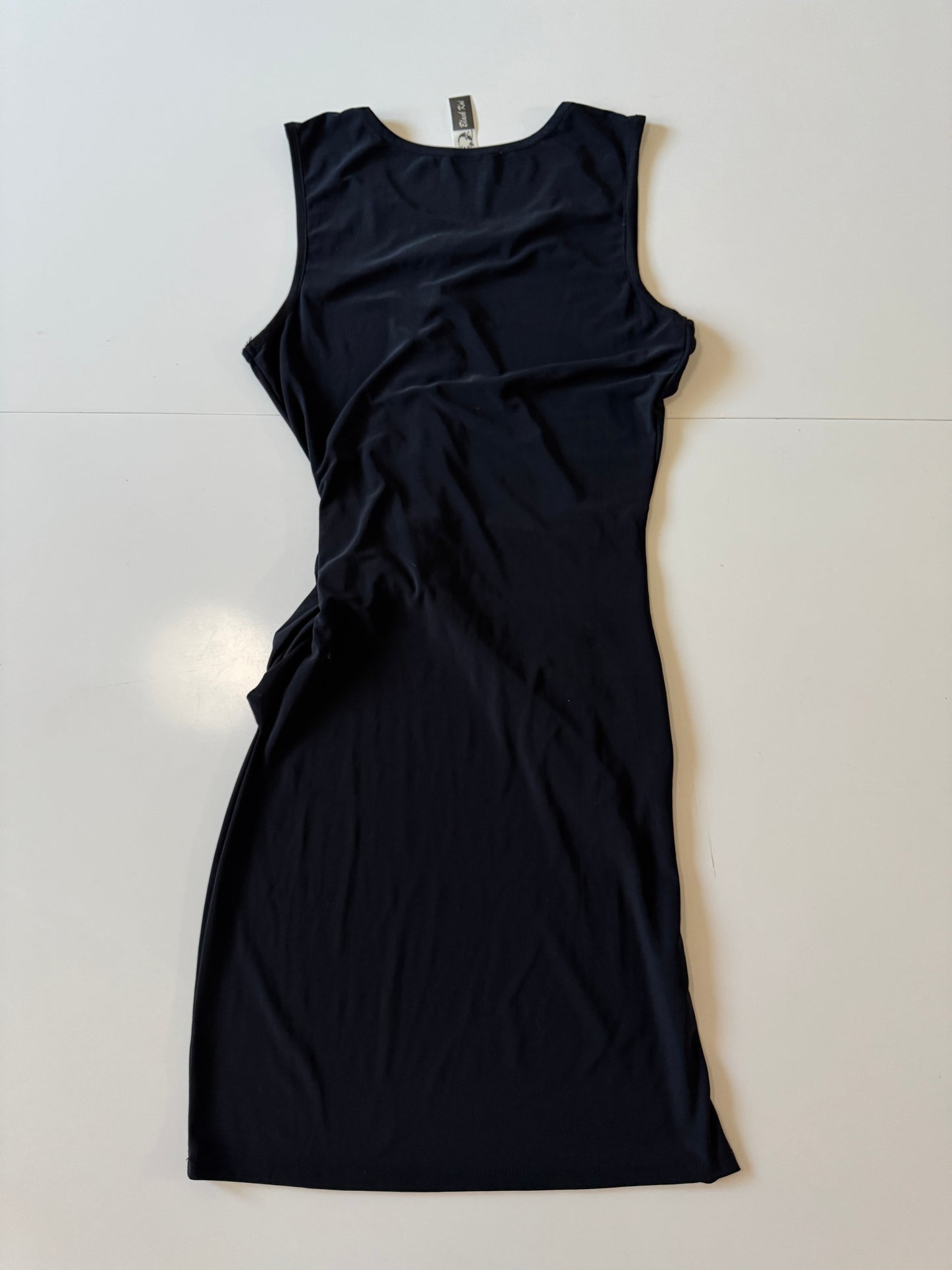 Vestido negro de jersey, Talla S, Mujer, Black Koi