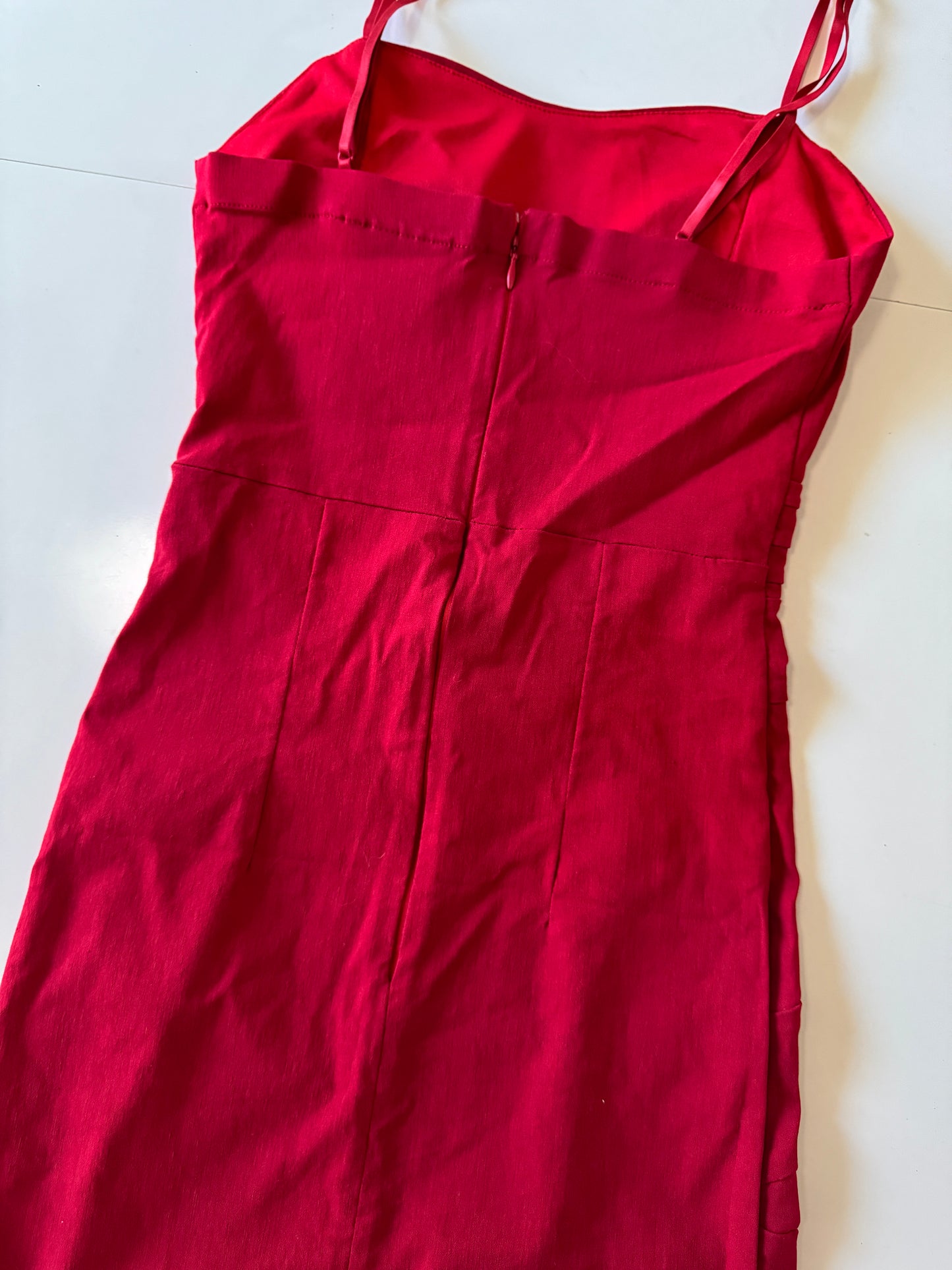 Vestido ajustado rojo, Talla 5mx, Mujer, Alcantara Fashion