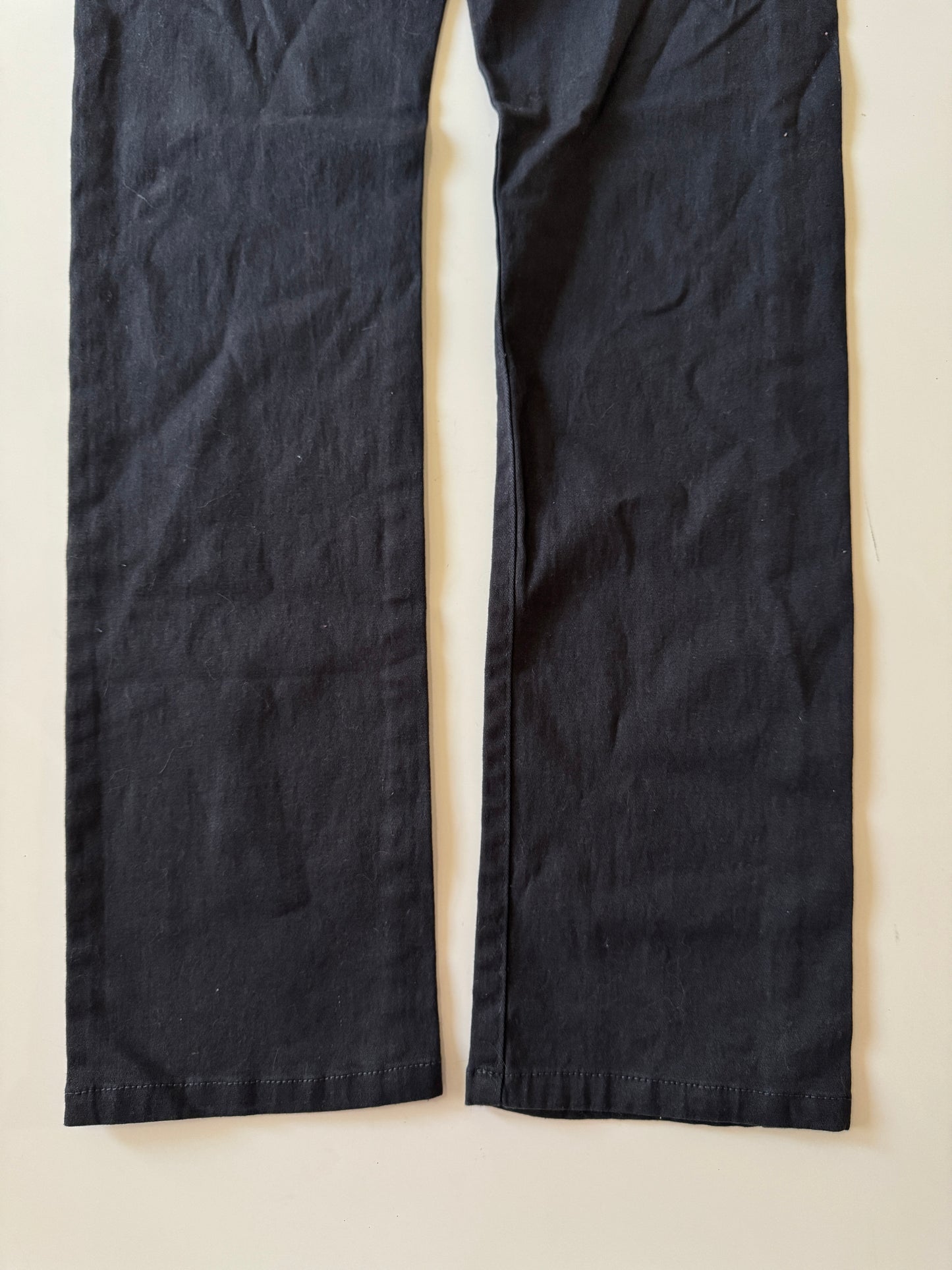 Pantalones negros casuales, Talla 32 Skinny, Hombre, Hummo