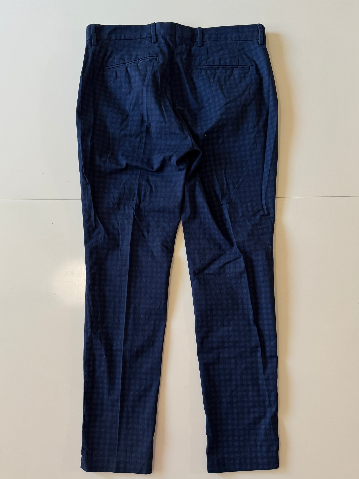 Pantalones de vestir de cuadros azules, Talla 32, Skinny, Hombre, C&A