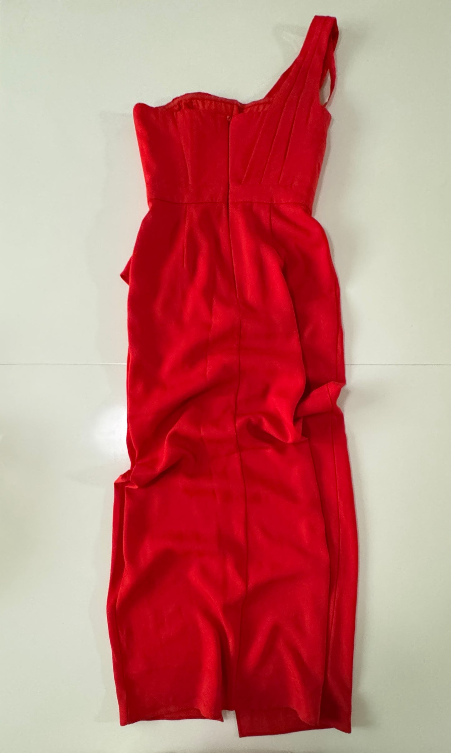 Vestido de fiesta naranja, Talla 04, S, Mujer, BCBG Max Azria