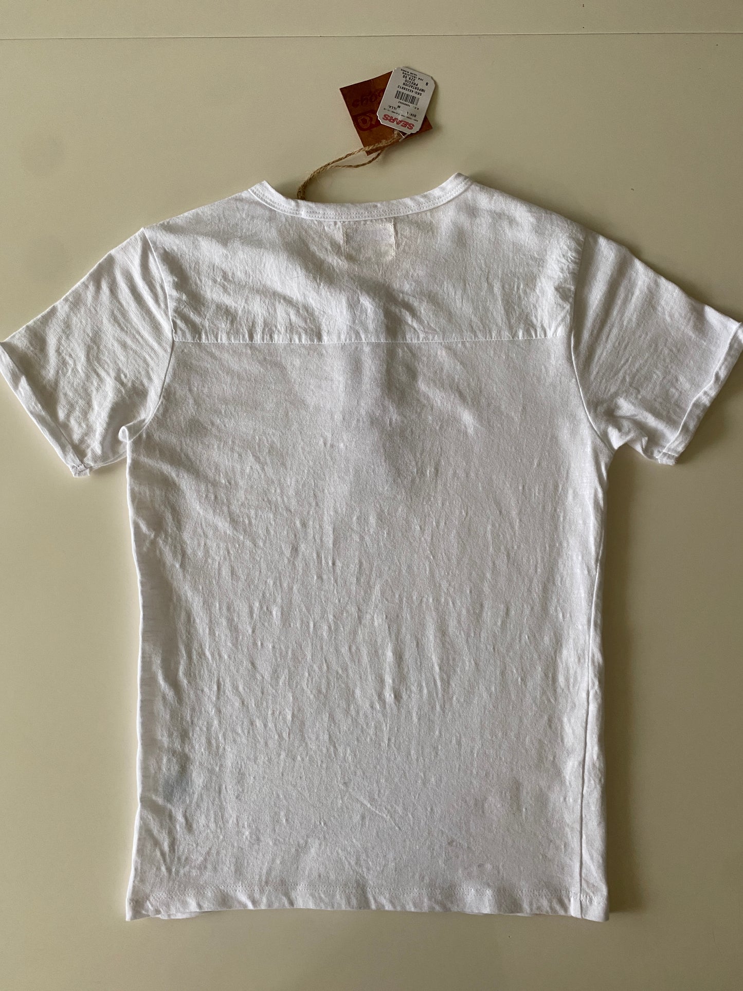 Playera blanca, Talla M 10 años, Niño