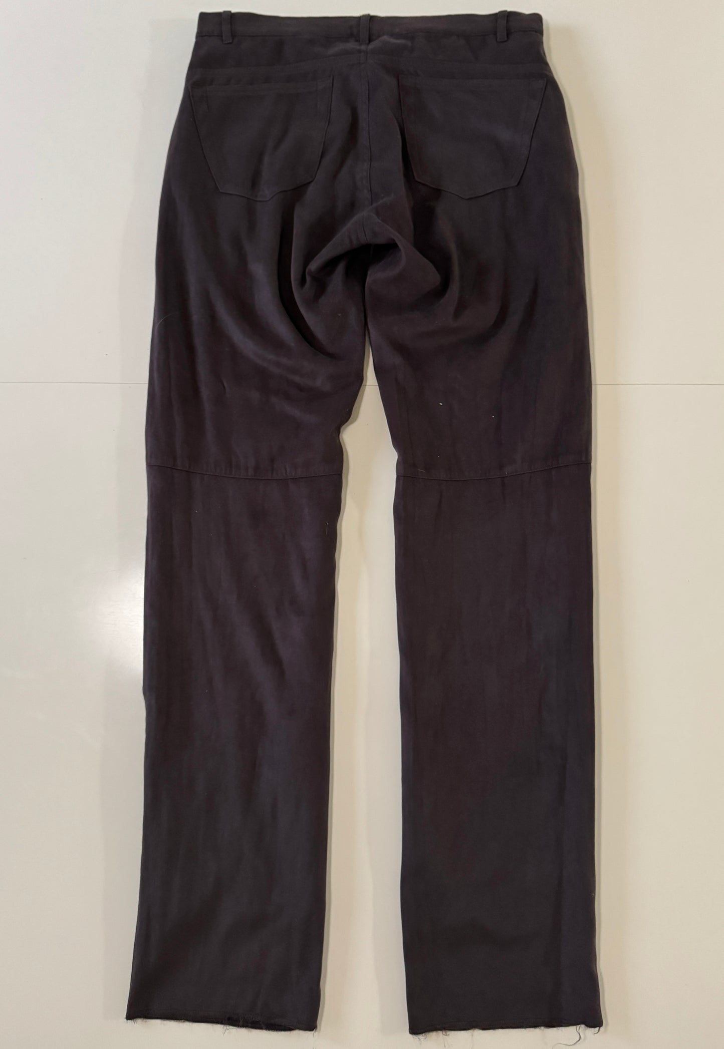 Pantalones cafe, efecto suede, Talla 36, 50It, Hombre, Gianfranco Ferre Jeans