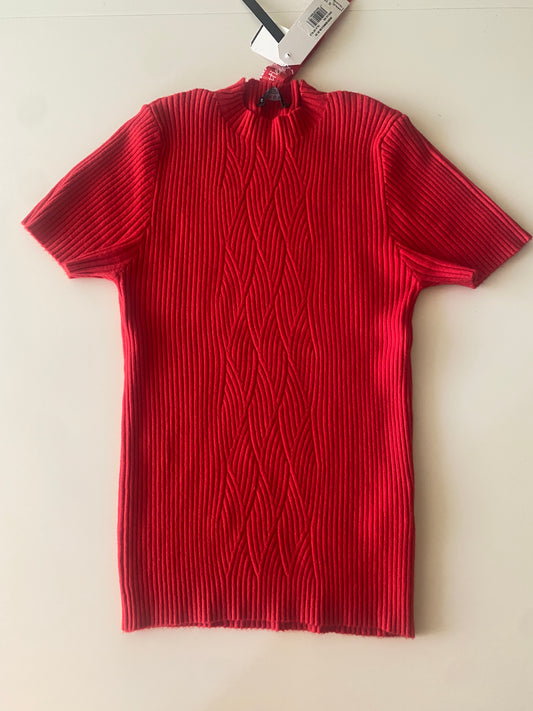 Blusa roja de punto, Unitalla, Mujer