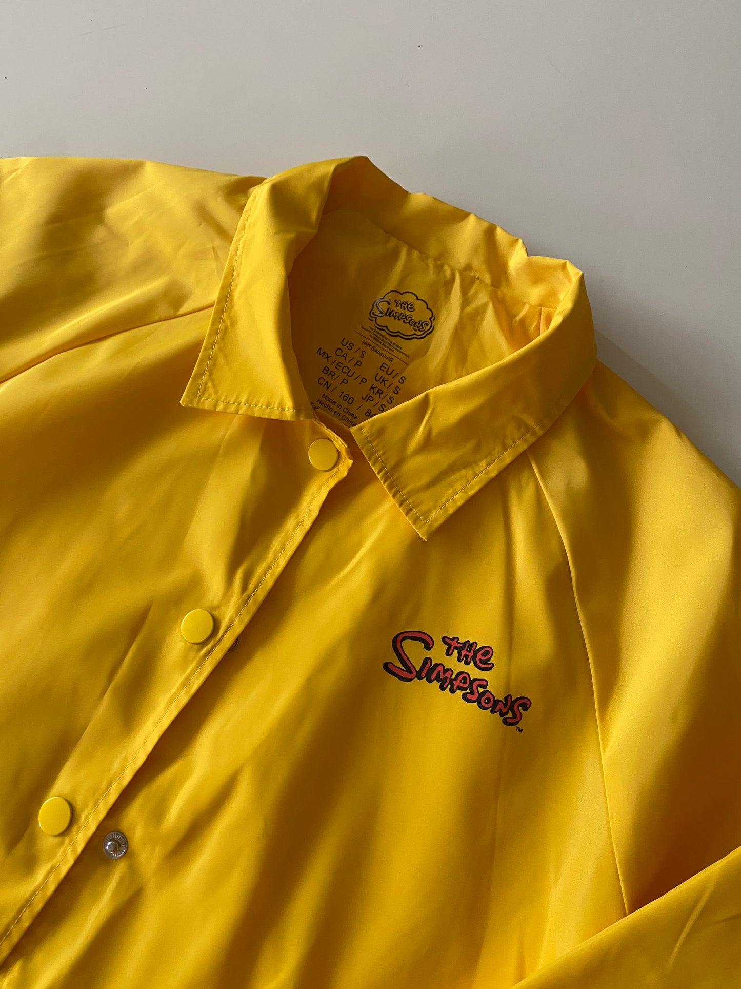 Impermeable amarillo, Talla S, Mujer