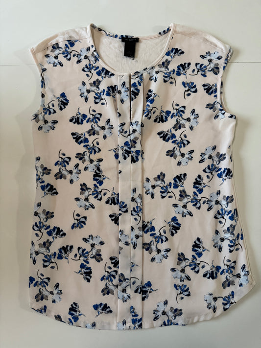 Blusa con playera en espalda. Estampado de flores, Talla M, Mujer, Ann Taylor