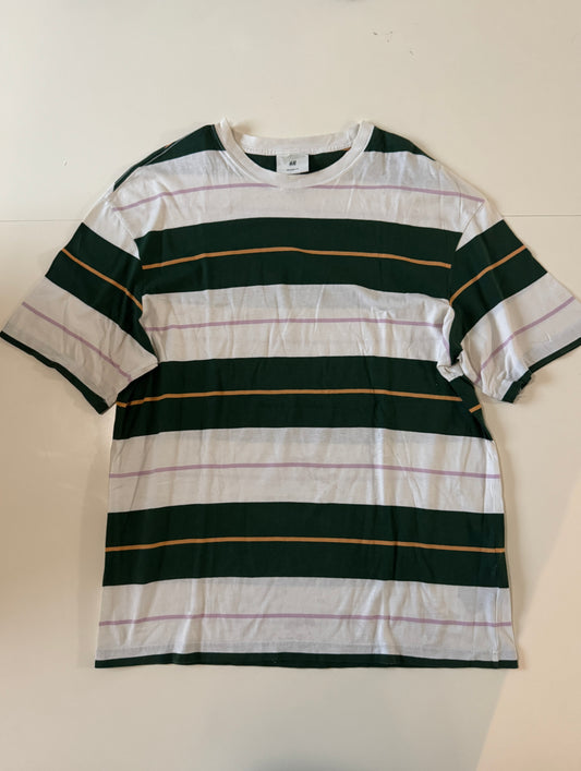 Playera de rayas, Talla M Relaxed Fit, Hombre, H&M