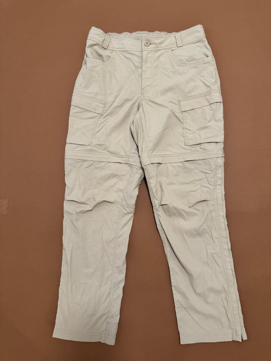 Pantalones convertibles beige, Talla 12 juvenil, S hombre, REI co op