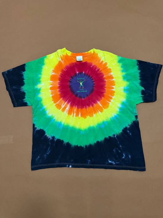 Playera tie dye souvenir, Talla M, oversized, Hombre, Rainforest Cafe