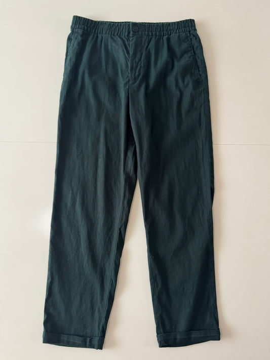 Pantalones rectos verdes, Talla S, Regular Fit, Hombre, H&M