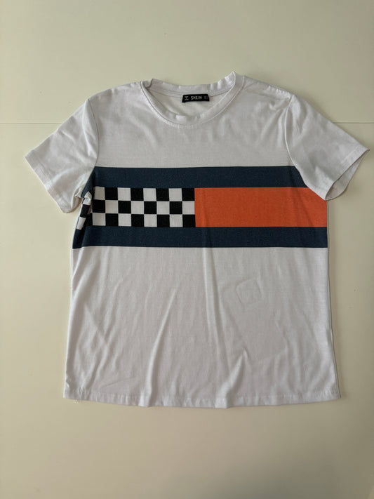 Playera blanca, Talla S, Hombre