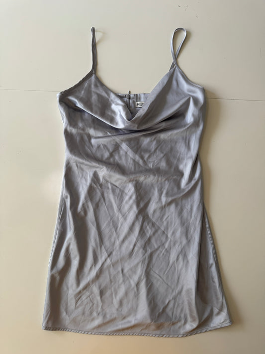 Vestido camisola con escote drapeado, Talla M, Mujer, Stradivarius