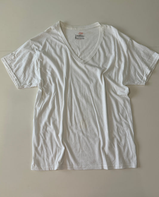 Playera interior blanca, Talla L, Hombre