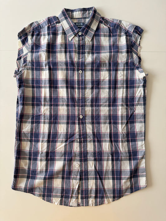 Camisa mangas recortadas, Talla S, Hombre, Saks Fifth Avenue