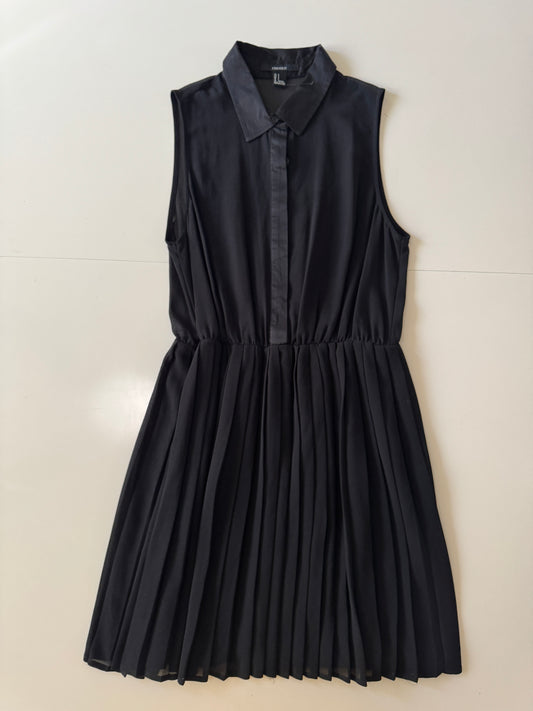 Vestido, blusa traslucida negro, Talla S, Mujer, Forever 21