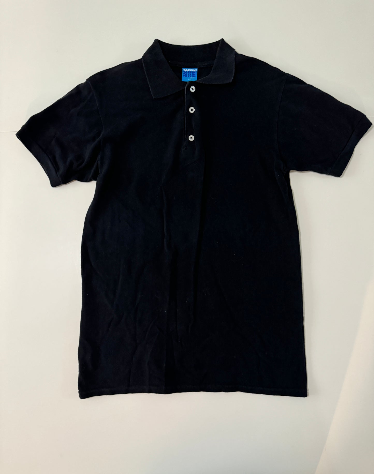 Polo negra básica, Talla S, Hombre