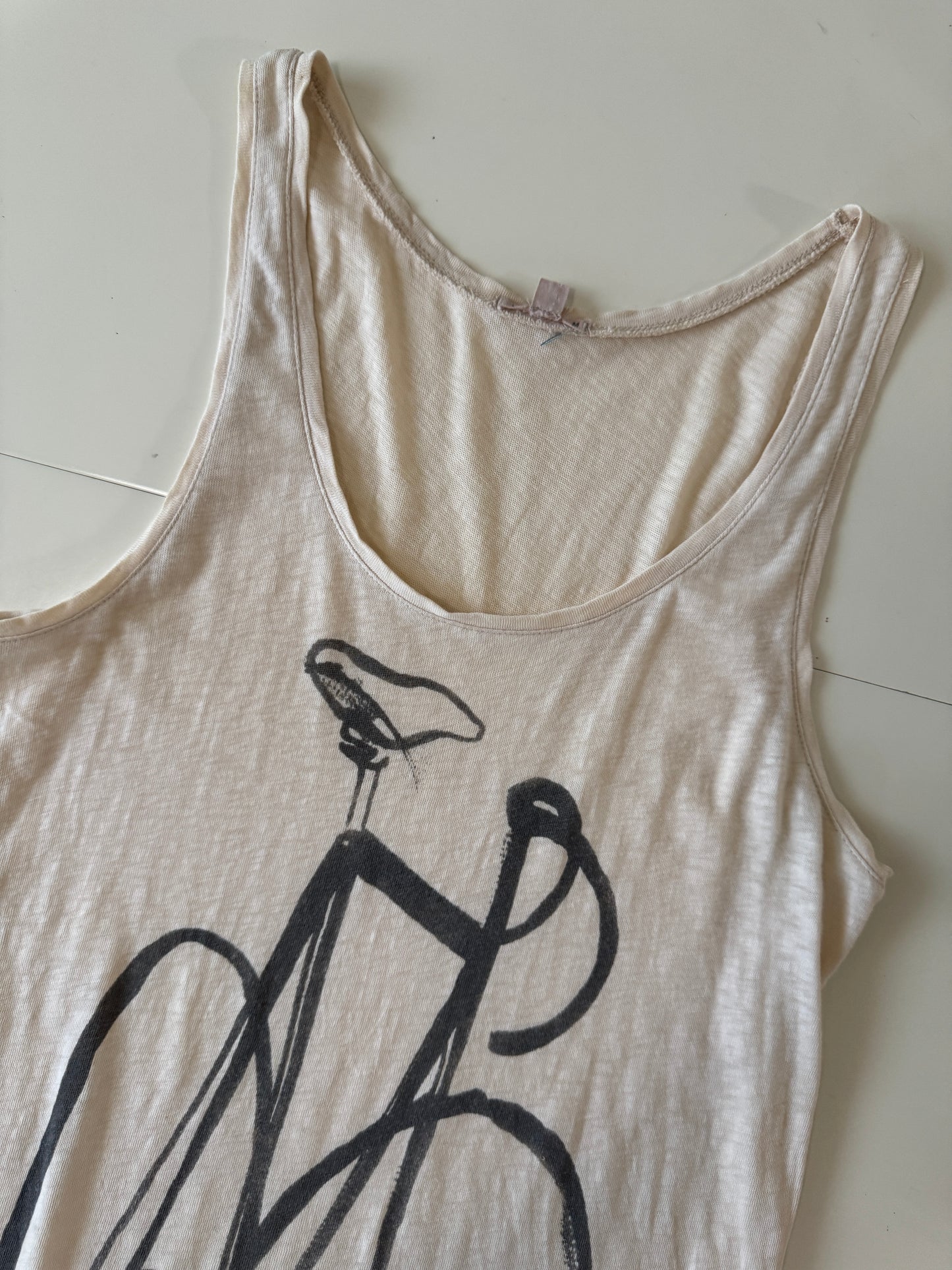 Playera estampada bicicleta, Talla M, Mujer, J.Crew