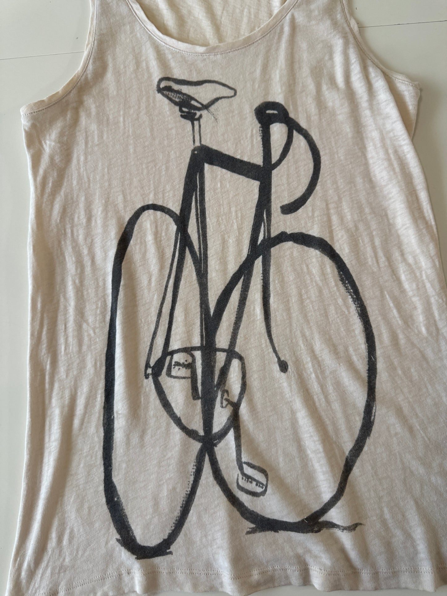 Playera estampada bicicleta, Talla M, Mujer, J.Crew