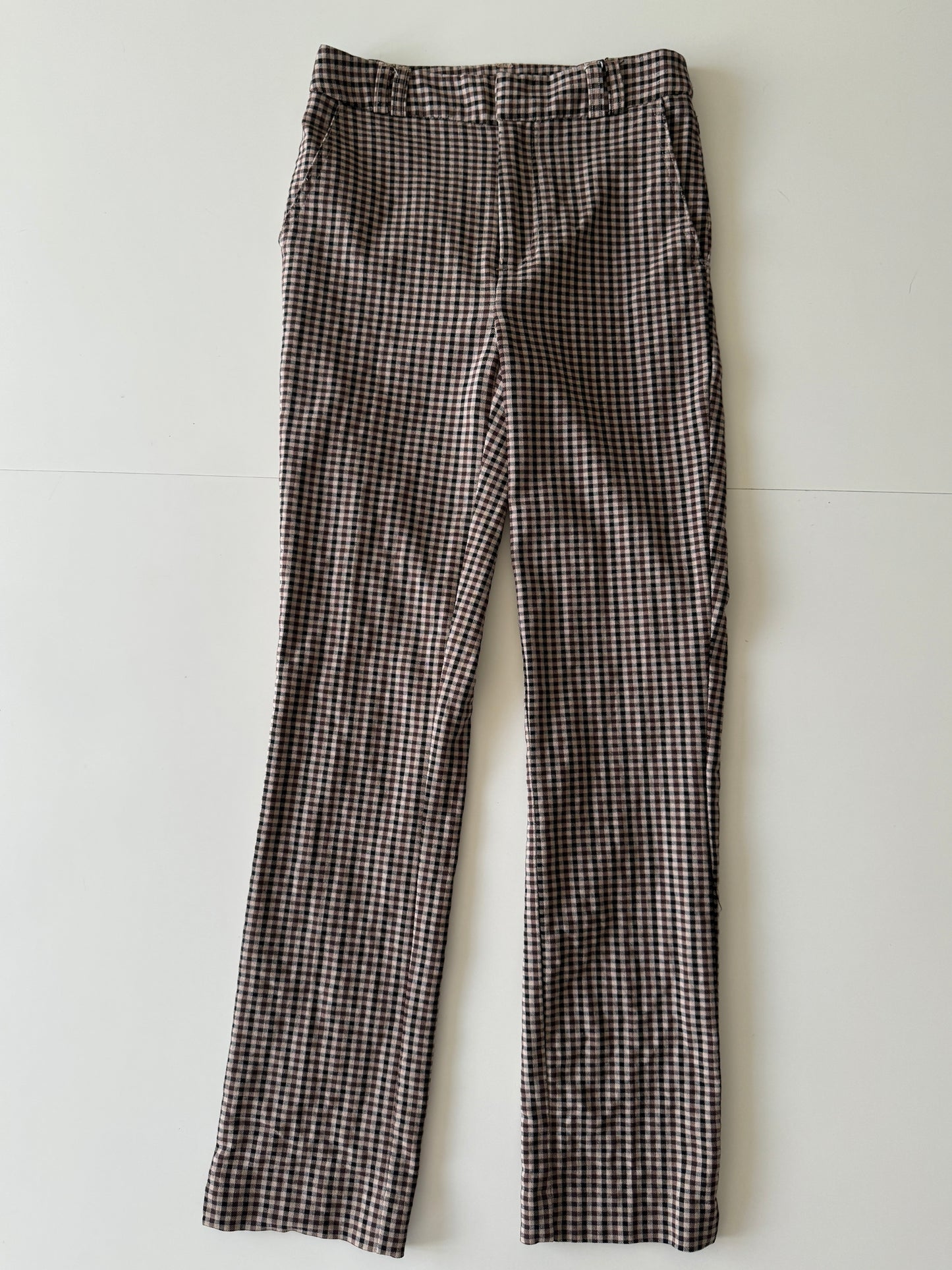 Pantalones de cuadros, Talla 0, XS, Mujer