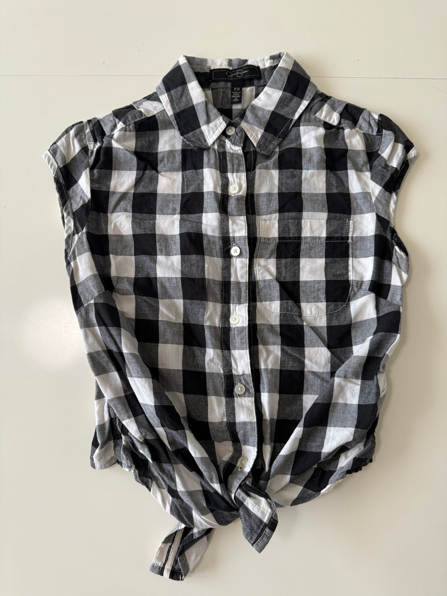 Camisa cuadros, Talla XS, Mujer