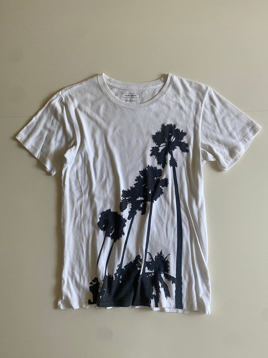 Playera con grafico palmeras, Talla S, Hombre
