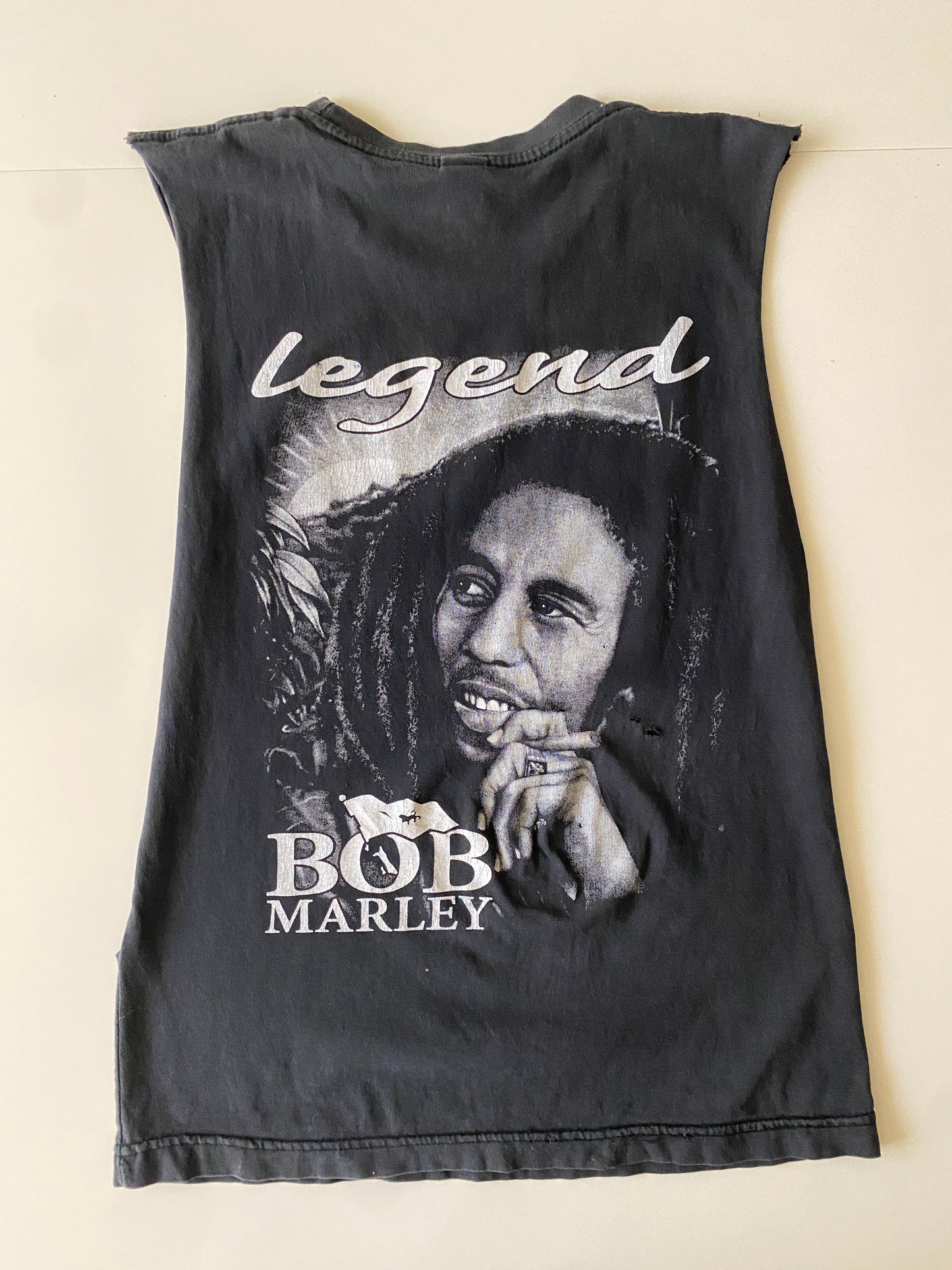 Muscle Shirt print de Bob Marley, Talla S, Hombre