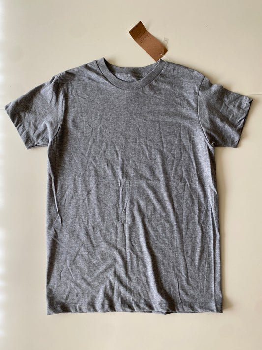 Playera gris lisa, Talla S, Hombre