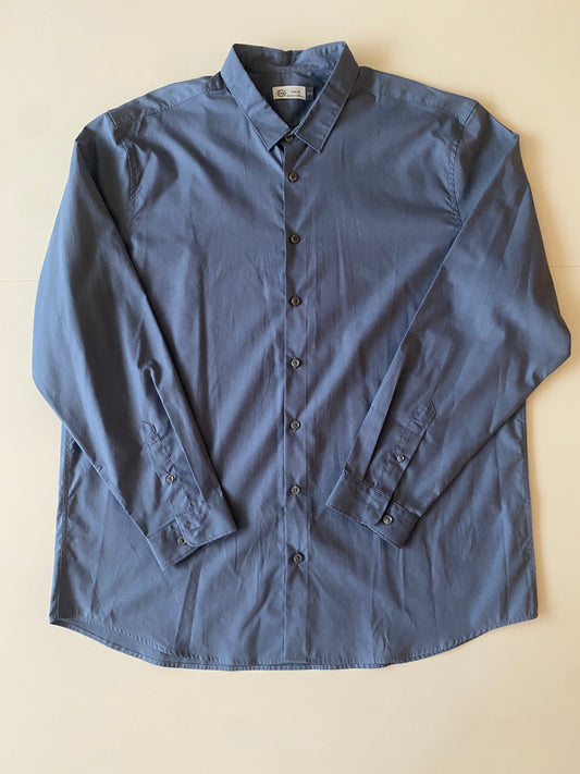 Camisa azul/gris, Talla XXL, Hombre