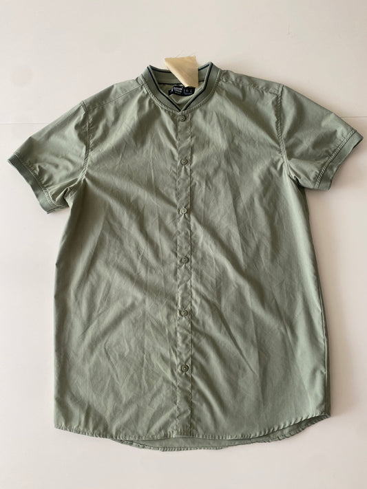Camisa deportiva verde, Talla S, Hombre
