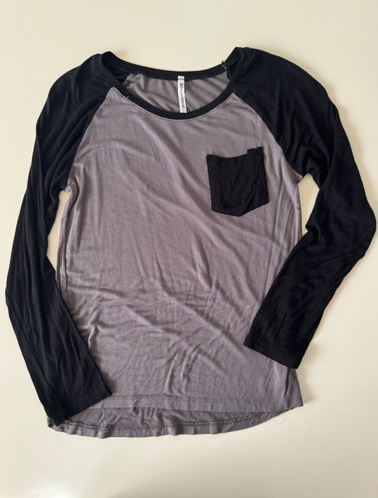 Playera manga raglan, Talla L, Mujer