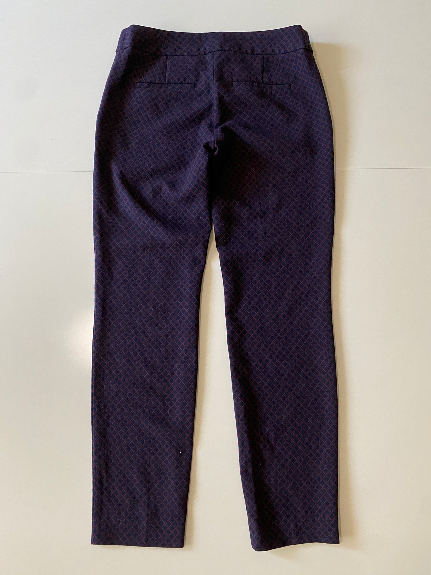 Pantalones de vestir, tejido rombos, Talla 00R, Mujer