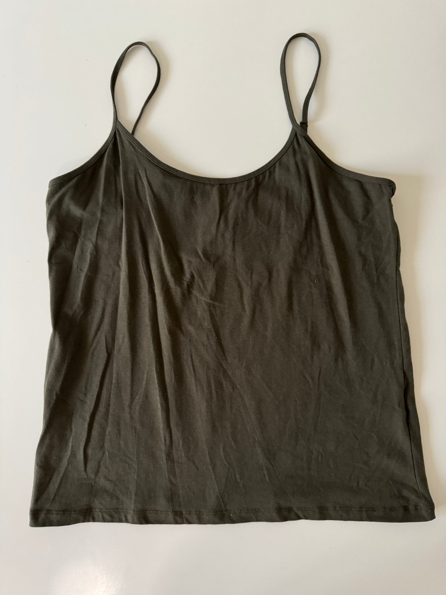 Tanks tirantes verde militar, Talla 3X, Mujer