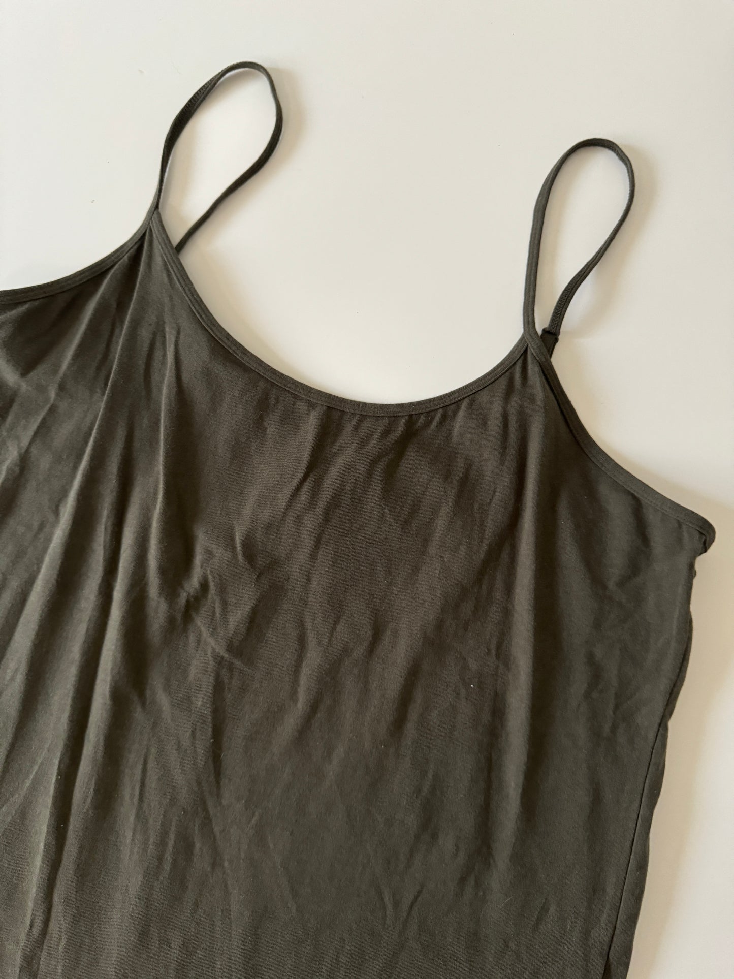 Tanks tirantes verde militar, Talla 3X, Mujer