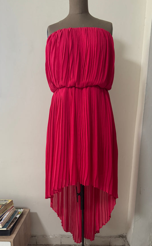 Vestido tabloneado, Talla L, Mujer, BCBGeneration