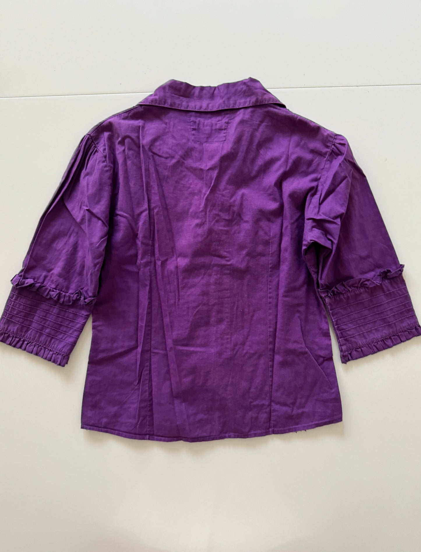 Camisa morada, Talla S, Mujer