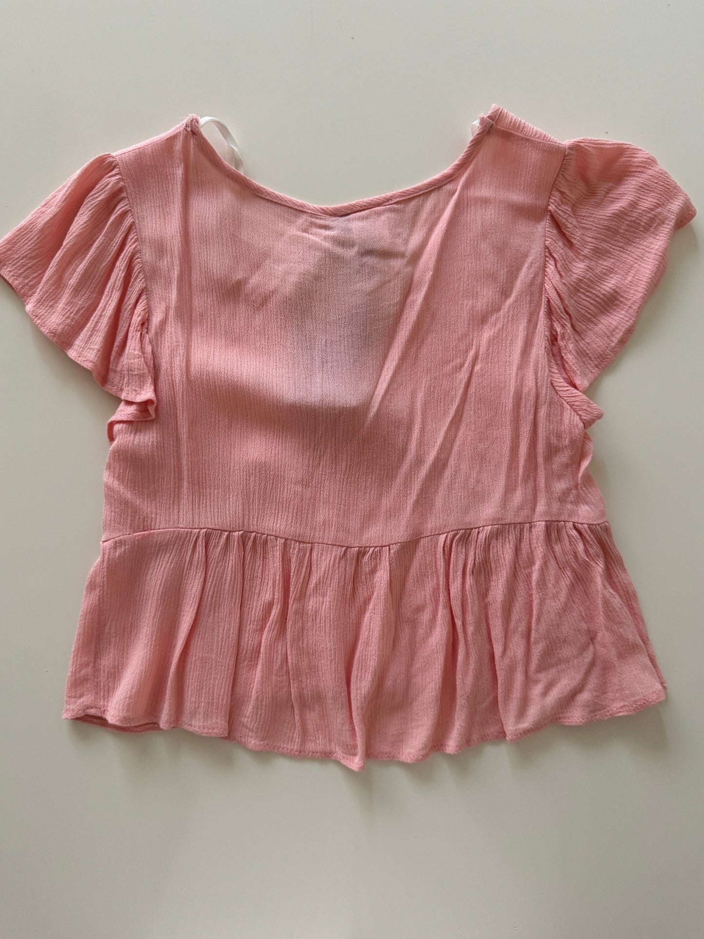 Blusa cruzada salmon, Talla 14 años, Mujer XS, Teen, Mujer