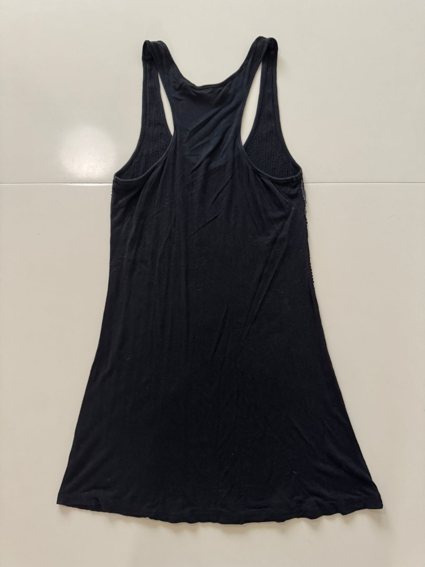 Blusa larga de lentejuelas, Talla S, Mujer, Dirty Pink